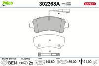 Bremsbelagsatz, Scheibenbremse