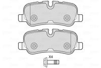 Bremsbelagsatz, Scheibenbremse