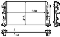 Thumbnail - Radiateur - CR1710000S - MAHLE