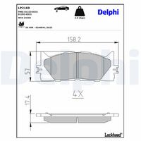 Bremsbelagsatz, Scheibenbremse