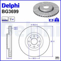 Disc frana DELPHI, Cod: BG3699