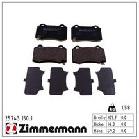 комплект спирачно феродо, дискови спирачки