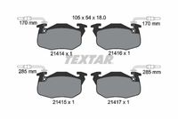 Bremsbelagsatz, Scheibenbremse