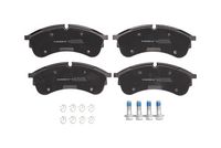 Комплект спирачно феродо, дискови спирачки JQ101065 KAMOKA