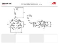 Държач, карбонови четки SBH5001SR AS-PL
