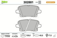 Bremsbelagsatz, Scheibenbremse