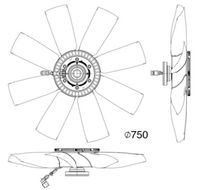 Thumbnail - Koelventilatorwiel - CFF505000P - MAHLE
