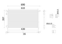 Thumbnail - Condensor, airconditioning - AC909000S - MAHLE