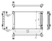 Radiator, racire motor MTR, Cod: 13054589
