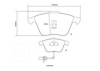 BREMBO High performance remblokkenset 3