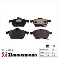 комплект спирачно феродо, дискови спирачки