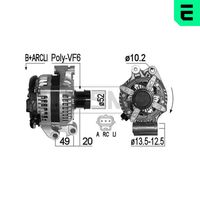 Generator / Alternator ERA, Cod: 209312