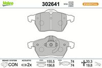 Bremsbelagsatz, Scheibenbremse