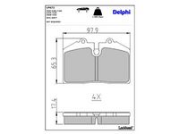 комплект спирачно феродо, дискови спирачки
