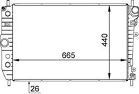 Thumbnail - Radiateur - CR1345000P - MAHLE