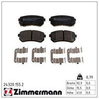 комплект спирачно феродо, дискови спирачки