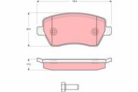 Bremsbelagsatz, Scheibenbremse