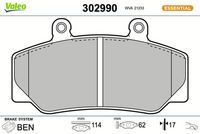 комплект спирачно феродо, дискови спирачки