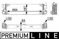 Thumbnail - Intercooler, inlaatluchtkoeler - CI180000P - MAHLE