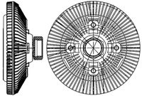 Thumbnail - Koppeling, radiateurventilator - CFC209000P - MAHLE