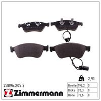 комплект спирачно феродо, дискови спирачки