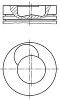 Thumbnail - Zuiger - 227PI00101030 - MAHLE