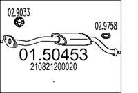 Mittelschalldämpfer