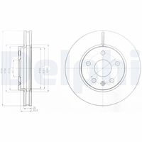 Disc frana DELPHI, Cod: BG4187