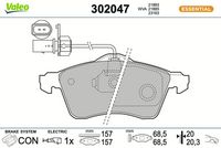 Bremsbelagsatz, Scheibenbremse