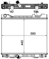 Thumbnail - Radiateur - CR1045000P - MAHLE