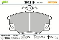 Bremsbelagsatz, Scheibenbremse