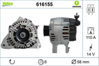 Generator / Alternator VALEO, Cod: 616155