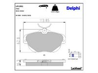 комплект спирачно феродо, дискови спирачки