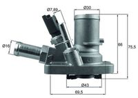 Thumbnail - Thermostaat, koelvloeistof - TI25880 - MAHLE