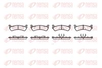 комплект спирачно феродо, дискови спирачки