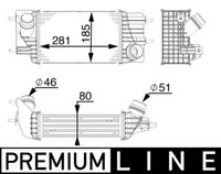 Thumbnail - Intercooler, inlaatluchtkoeler - CI154000P - MAHLE