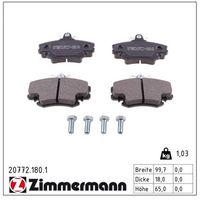 комплект спирачно феродо, дискови спирачки