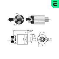 Solenoid, electromotor ERA, Cod: ZM6695