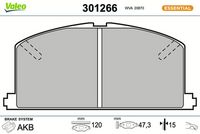 Bremsbelagsatz, Scheibenbremse