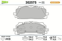 Bremsbelagsatz, Scheibenbremse