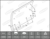 BERAL Remvoeringsset, trommelrem 1