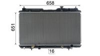 Thumbnail - Radiateur - CR740000S - MAHLE
