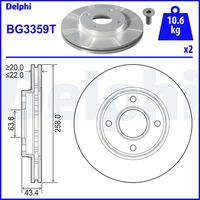 Disc frana DELPHI, Cod: BG3359T