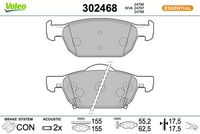 Bremsbelagsatz, Scheibenbremse