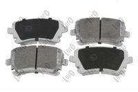 Set placute frana,frana disc ABAKUS, Cod: 231-02-095