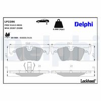 Bremsbelagsatz, Scheibenbremse