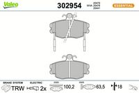 Bremsbelagsatz, Scheibenbremse