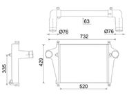 Thumbnail - Intercooler, inlaatluchtkoeler - CI623000S - MAHLE