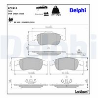 Bremsbelagsatz, Scheibenbremse