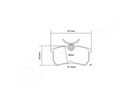 BREMBO High performance remblokkenset 3